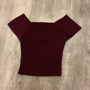 Must have summer off the shoulder crop top!